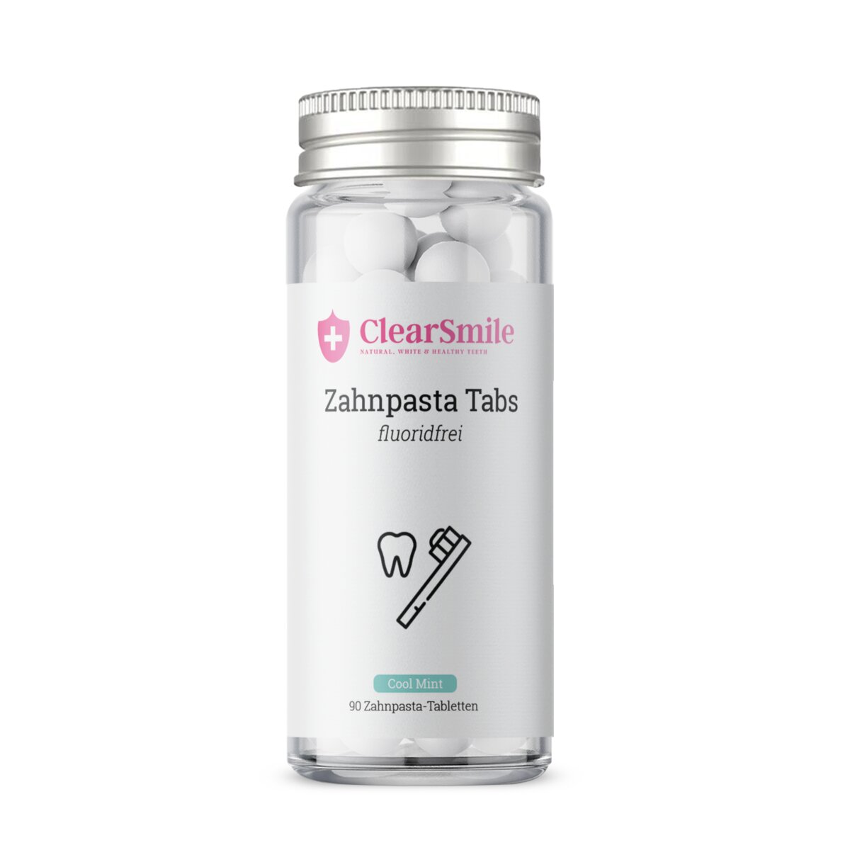 ClearSmile Zahnpasta Tabs fluoridfrei, Cool Mint