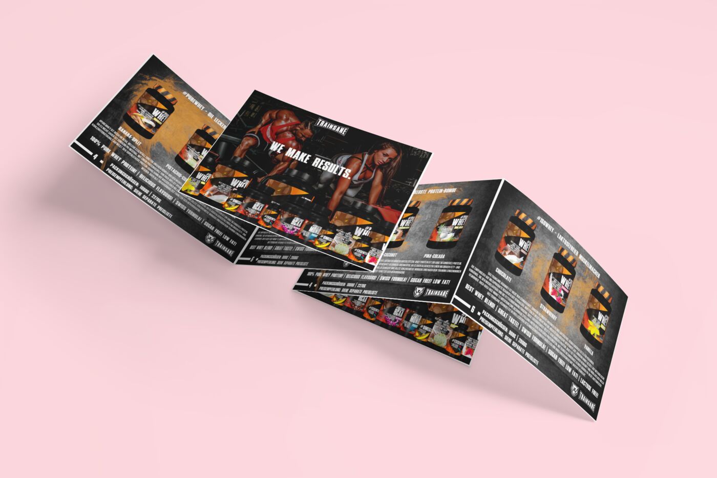 Sales Leaflet B2B für TRAINSANE